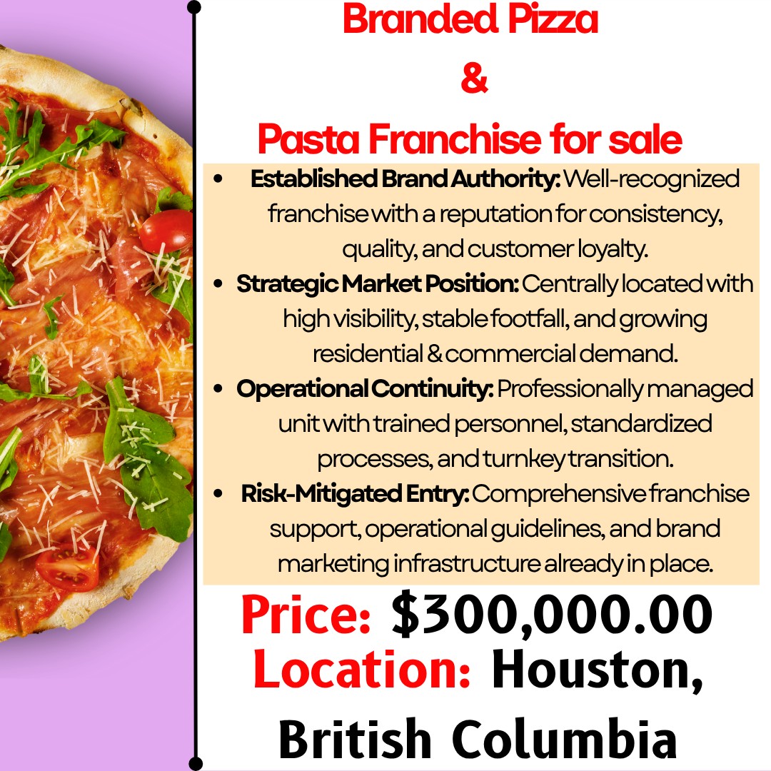 Premium Pizza & Pasta Franchise Acquisition